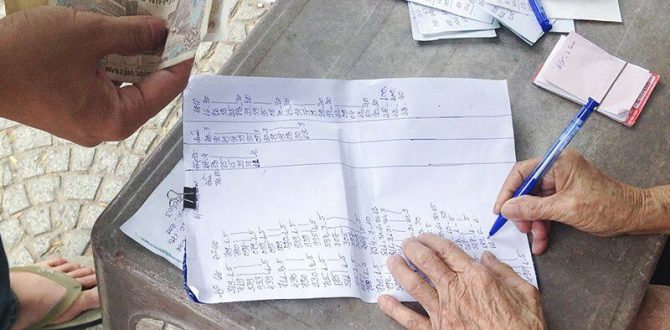 Ghi số đánh đề truyền thống